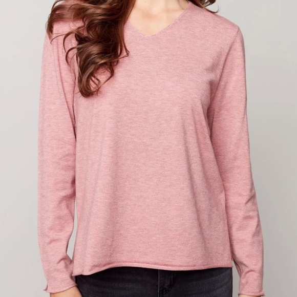Charlie B  V- Neck Sweater - Picture 1 of 1